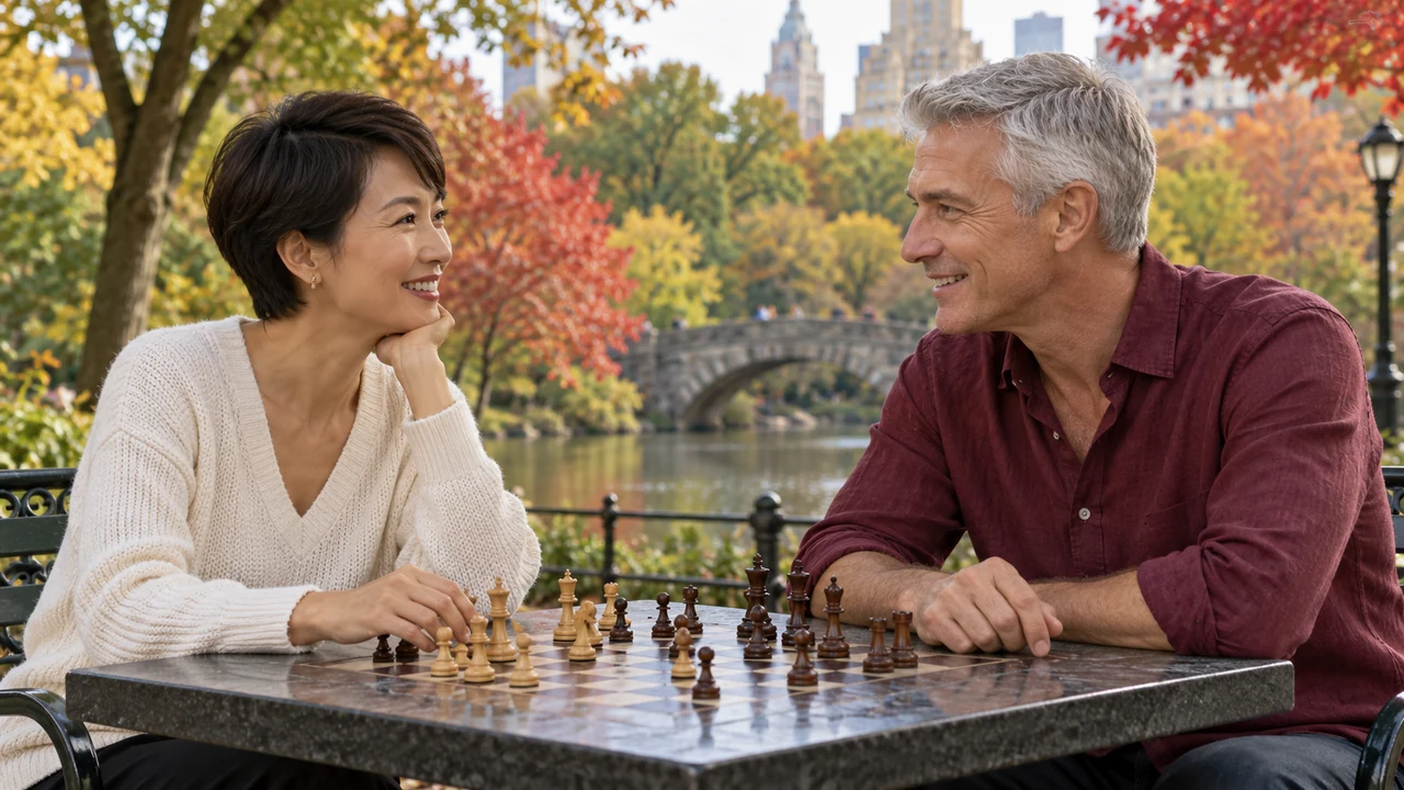 Shared relationship expectations discussed on a cross-cultural park date