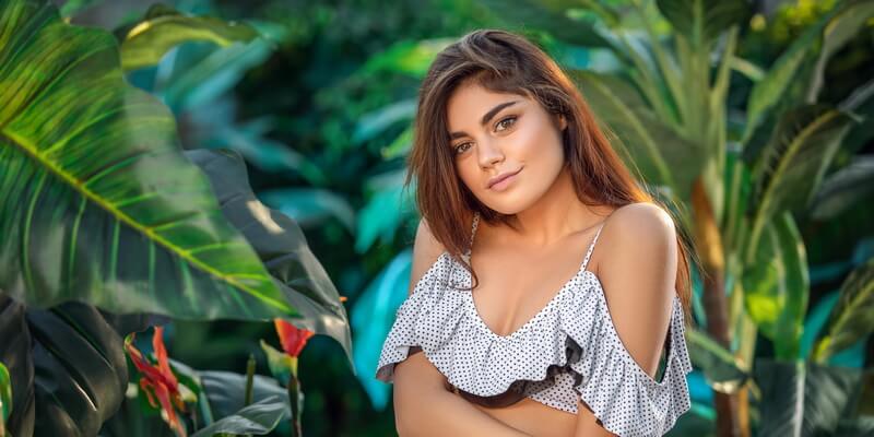 Costa rican beautiful woman