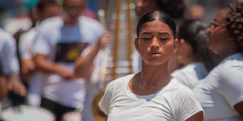 Traditional costa rican woman
