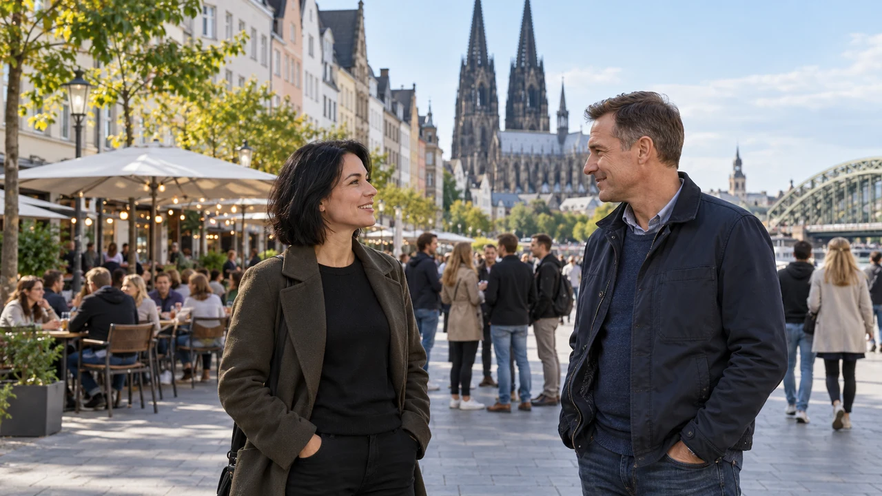 Dating in Germany today through conversations and social life in Cologne
