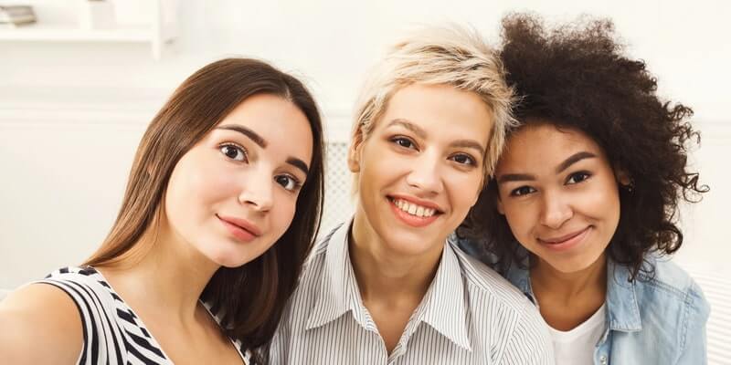 European women features