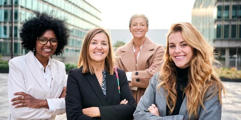 Female european facial features