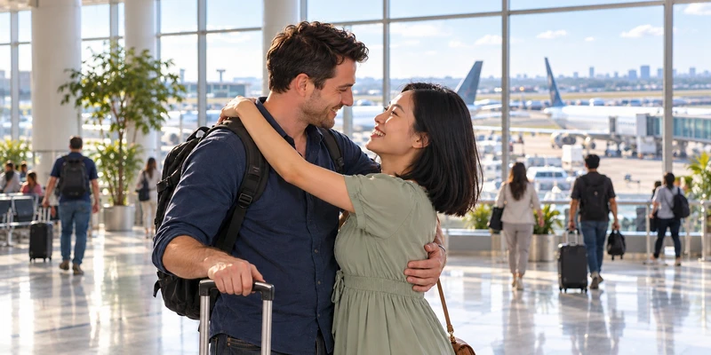 First trip to meet an Asian woman from the USA
