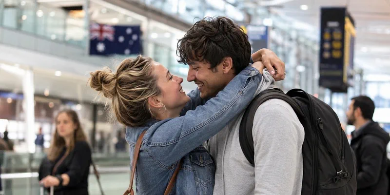 First trip to meet a foreign girlfriend from Australia