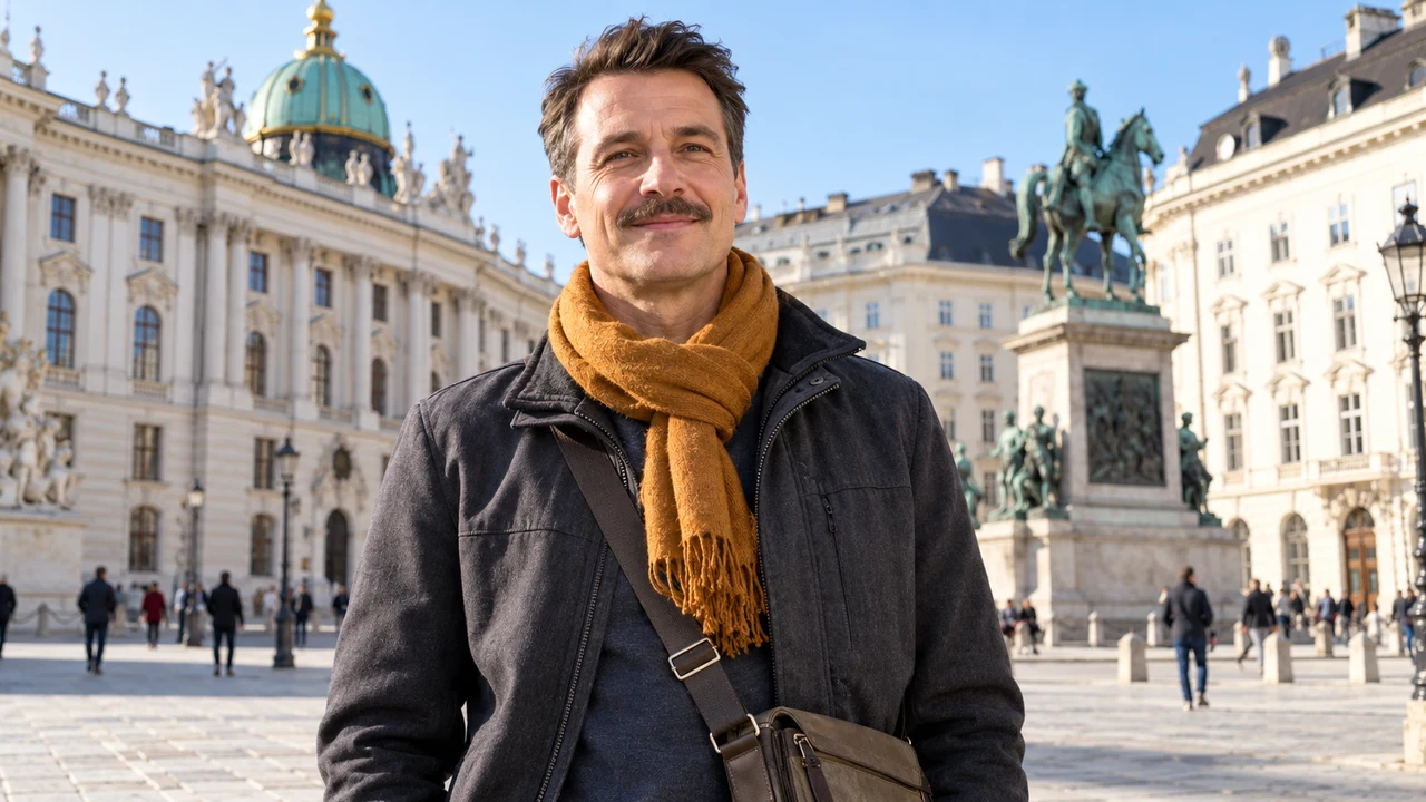 Man preparing for a first trip to meet a foreign girlfriend from Austria