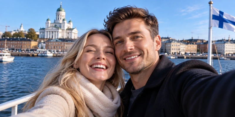 First trip to meet a foreign girlfriend from Finland