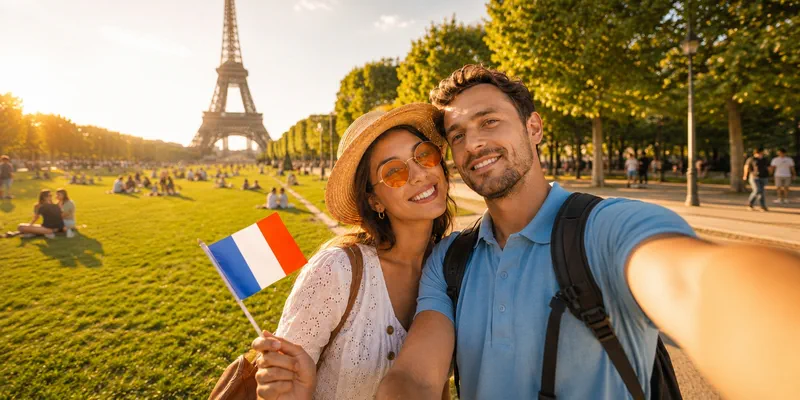 First trip to meet a foreign girlfriend from France
