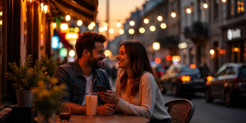 First meeting plan abroad for an Italian man