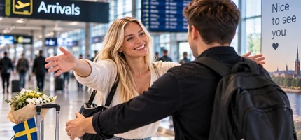 First Trip to Meet a Foreign Girlfriend from Sweden