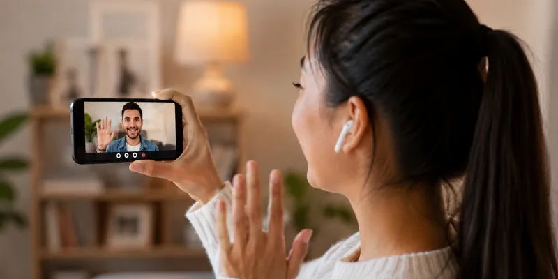First video chat with a foreign woman