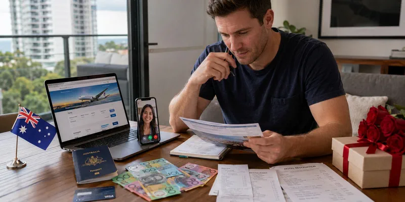 International dating cost for Australian men