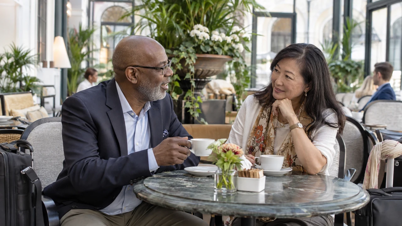 Safe first international meeting for a Canadian man over 50 and a mature woman