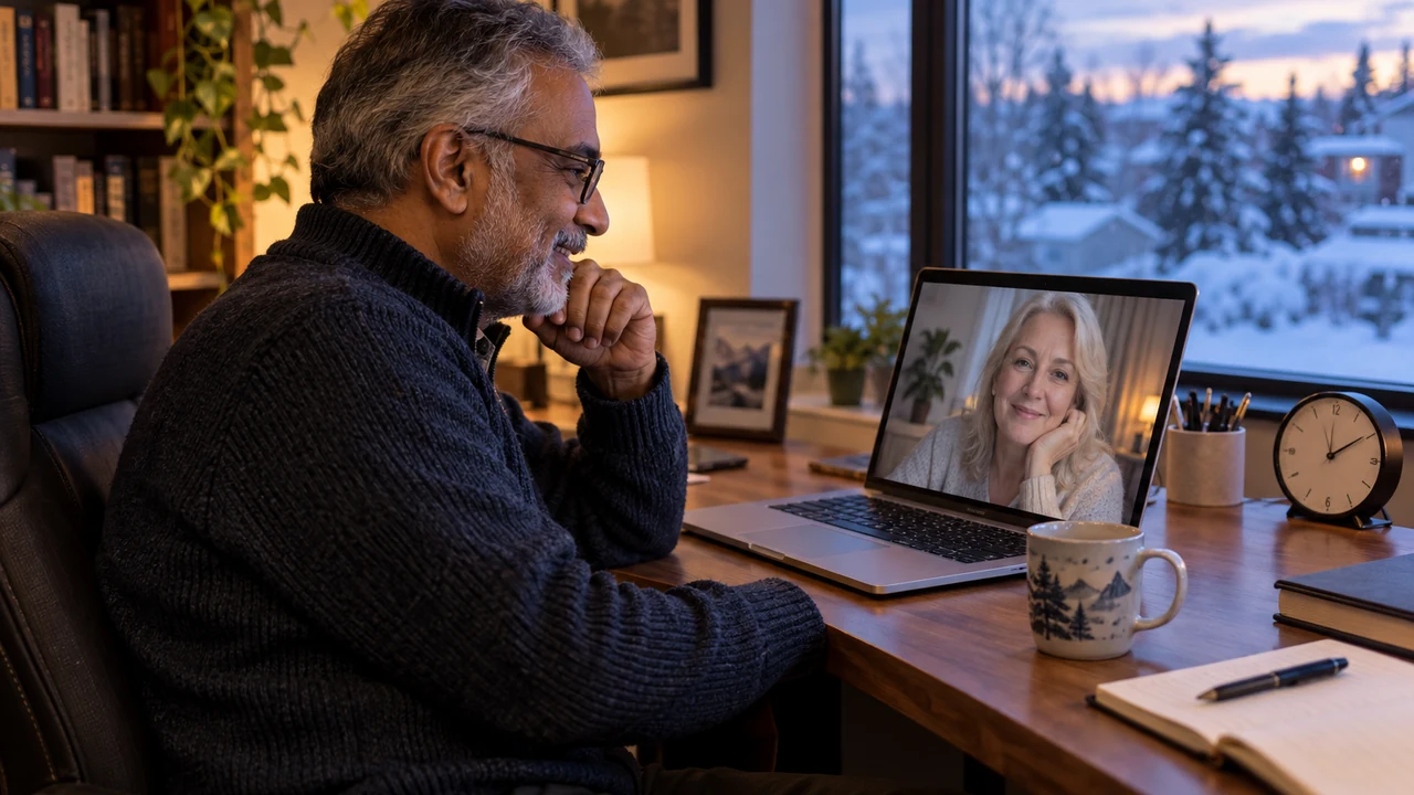 Canadian man over 50 planning video dating across international time zones