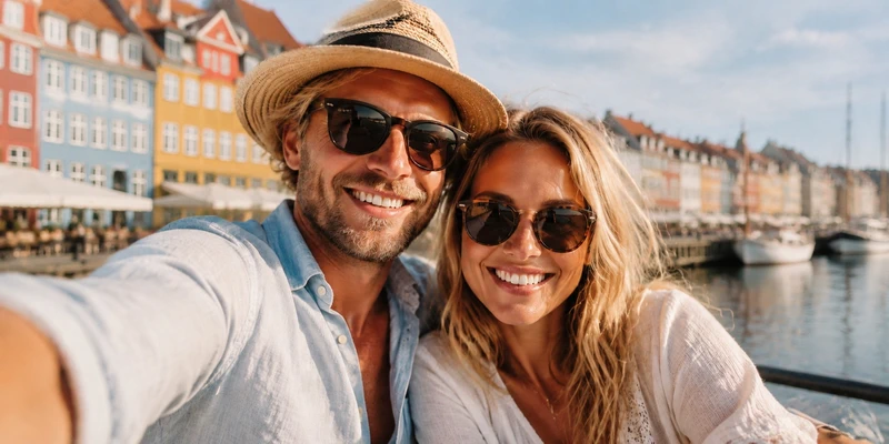 Danish man beginning a respectful international dating connection