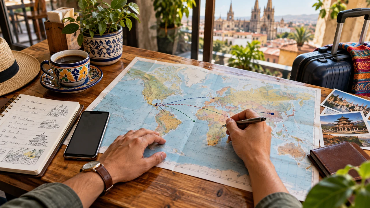International dating regions and travel planning from Mexico