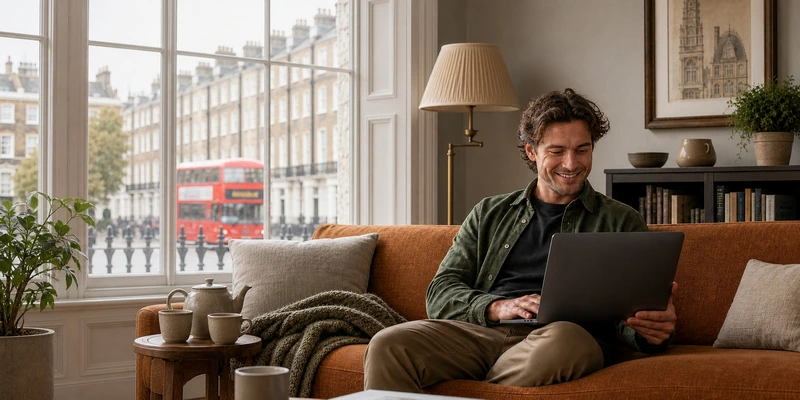 Long-distance relationship for British men