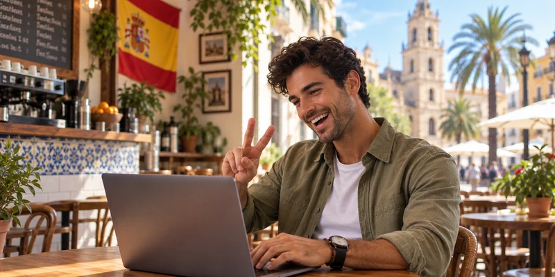 Long-distance relationship for Spanish men