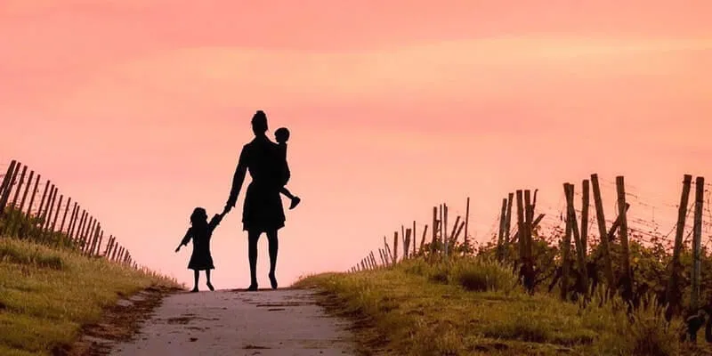 happy couple dating as a blended family