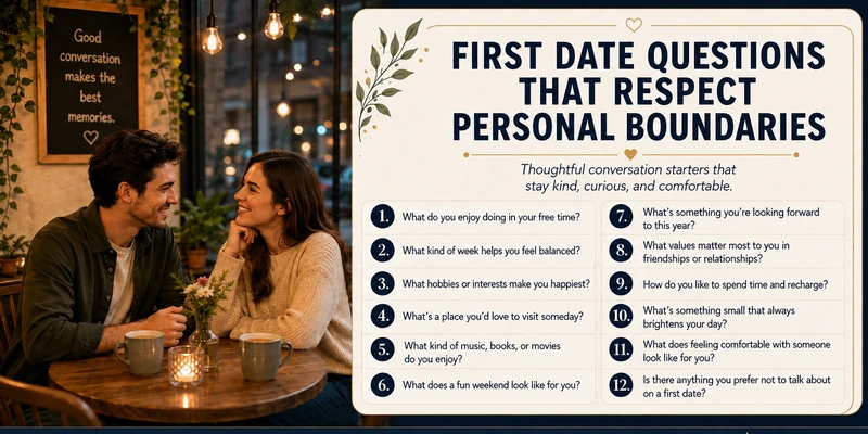 First date questions that respect personal boundaries