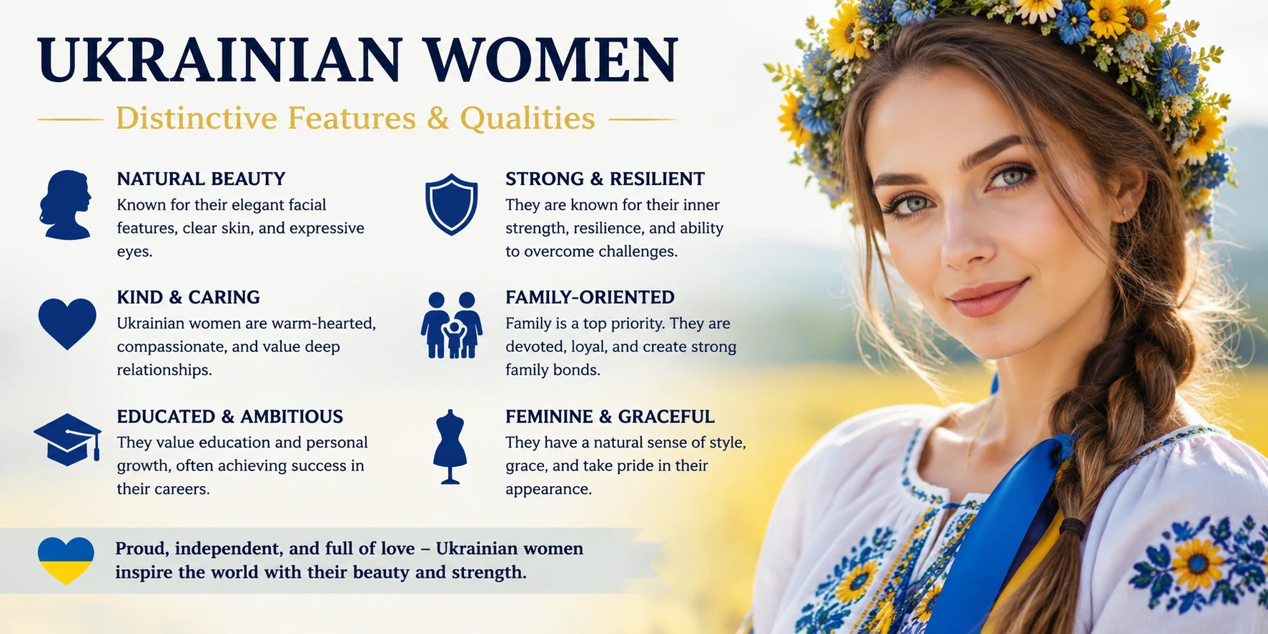 Ukrainian women features