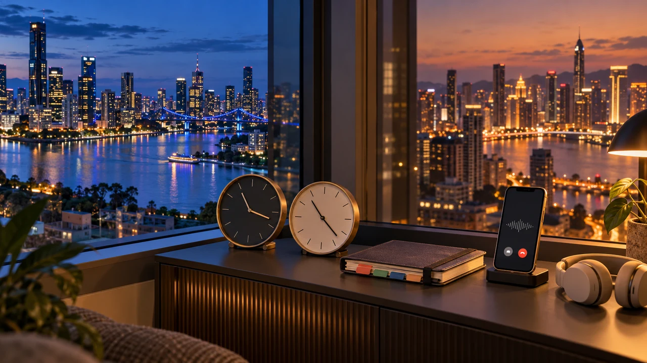 Australia Asia video date schedule with city times and conversation notes