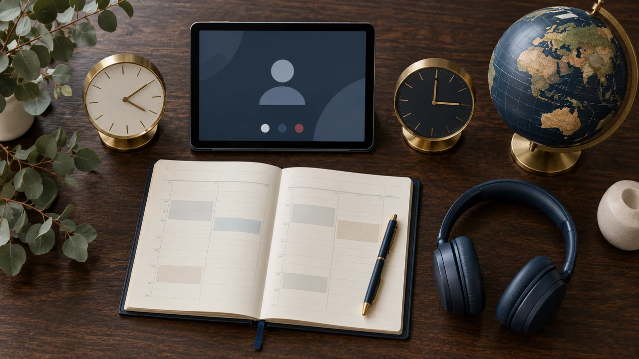 Australia and Eastern Europe video call times by city