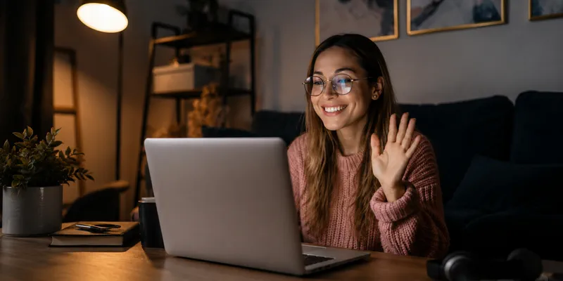 Green flags during video chat with Eastern European women