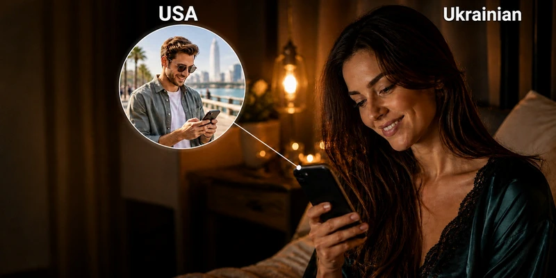 Video chat with Ukrainian women from the USA