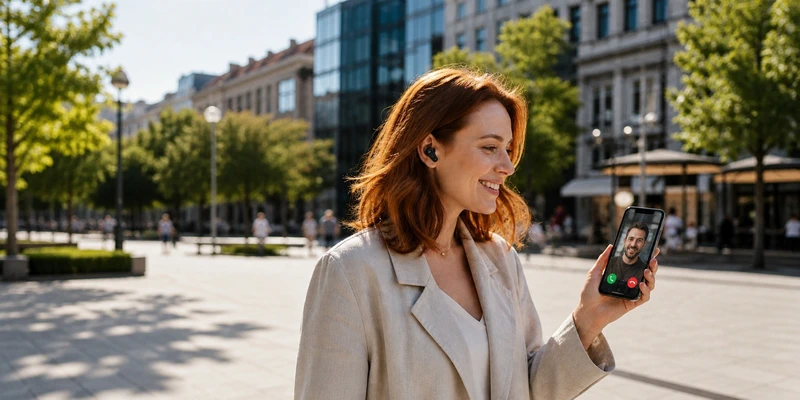 First video call between an American man and a Ukrainian woman