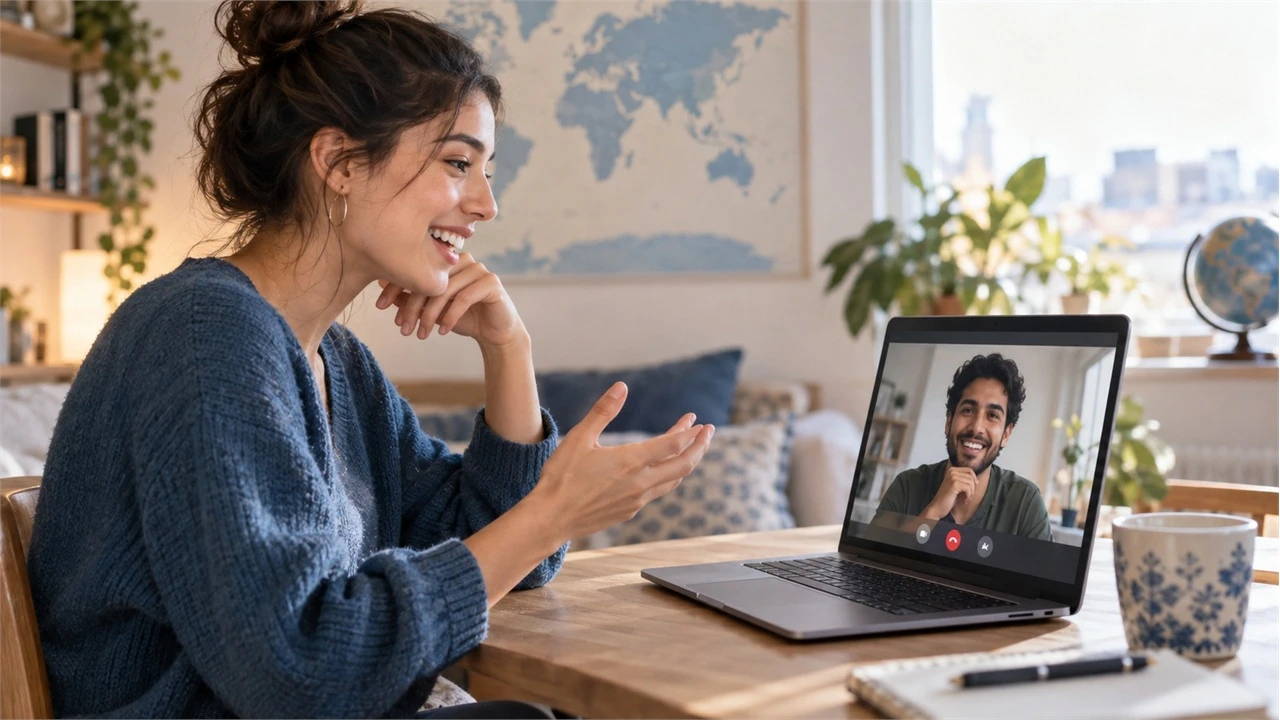 Speaking pace for international video dating