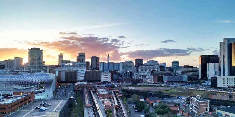 Birmingham city centre and Colmore dating areas