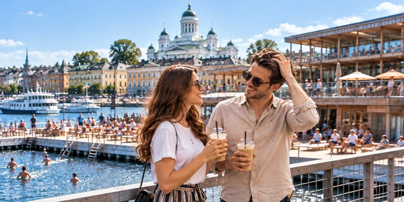 Helsinki social places for meeting women naturally