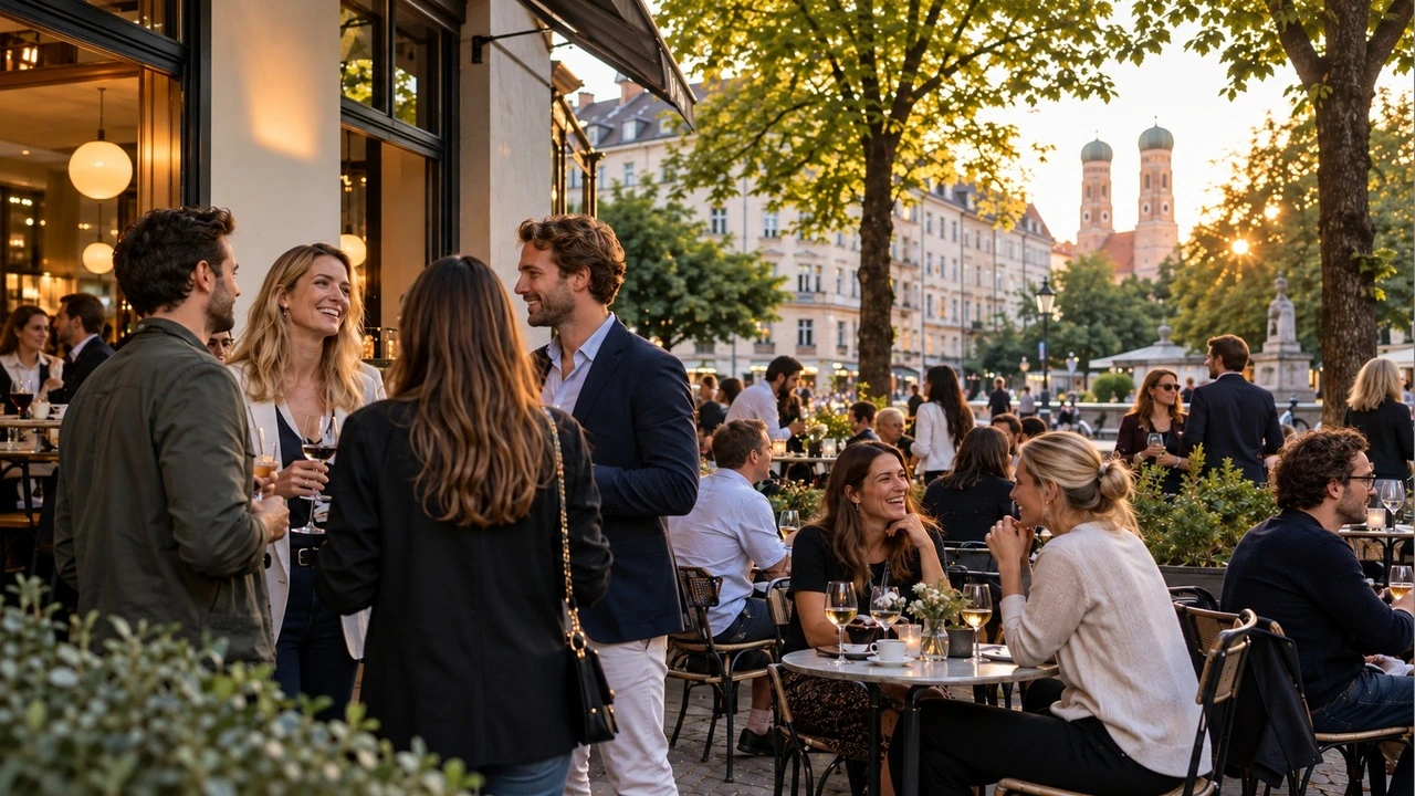 Schwabing Munich cafés — neighborhood bar scene for meeting women