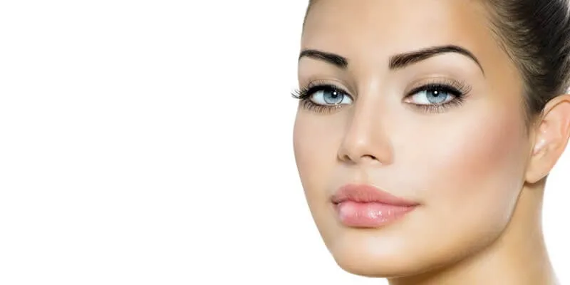 Black hair blue eyes girl