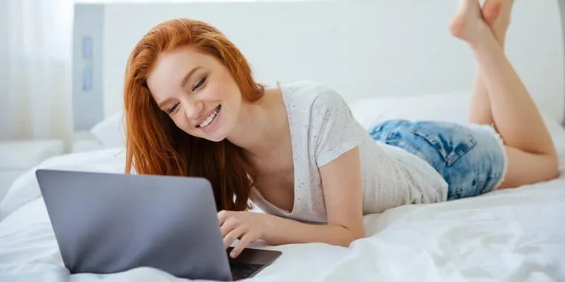 Girl with red hair