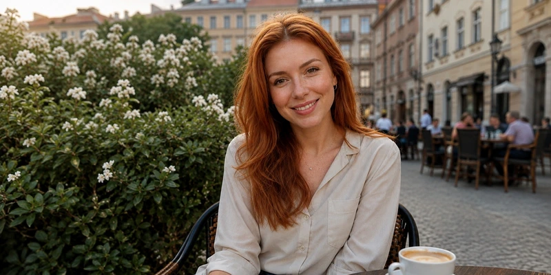 Single redhead woman from Eastern Europe on LadaDate