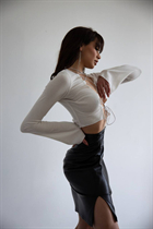 Ukrainian pretty girl mariia-viktoriia from lviv with Dark Brown hair age 30 photo-6