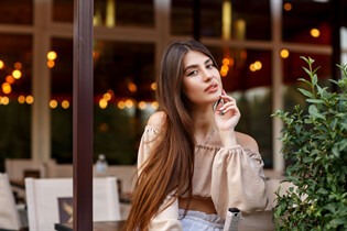 Wife from Ukraine alina from sumy with Dark Brown hair age 27 photo-13