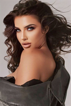 kaunas bride milena with Dark Brown hair age 27