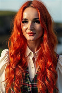 Superbe fille ukrainienne tatiana de dnipro avec Roux cheveux, âge 38
