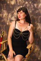 Ukrainian girl model hanna from mykolaiv with Light Brown hair age 41 photo-2