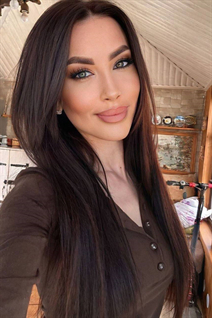 Belle fille ukrainienne olga de odesa avec Brunette cheveux, âge 35
