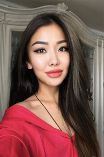 Perfect woman arailym from astana with Black hair age 31