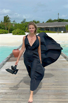 Perfect woman eugenia from barcelona with Blonde hair age 45 photo-8