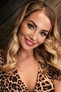 Belle mariée ukrainienne daryna de dnepr avec Chatain clairs cheveux, âge 38