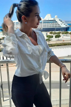 Belle femme allemande marina de hamburg avec Blond cheveux 33 ans photo-25