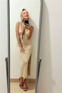 Femme parfaite svetlana de amsterdam avec Blond cheveux, âge 47