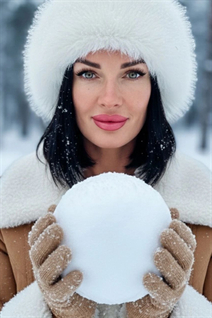 Beautiful wife from Ukraine ekaterina from dnieper with Black hair age 34
