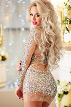 Bride in bikini valeria from kharkov with Blonde hair age 24