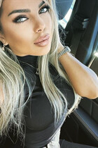 Femme roumaine maria de bucharest avec Blond cheveux 38 ans photo-8